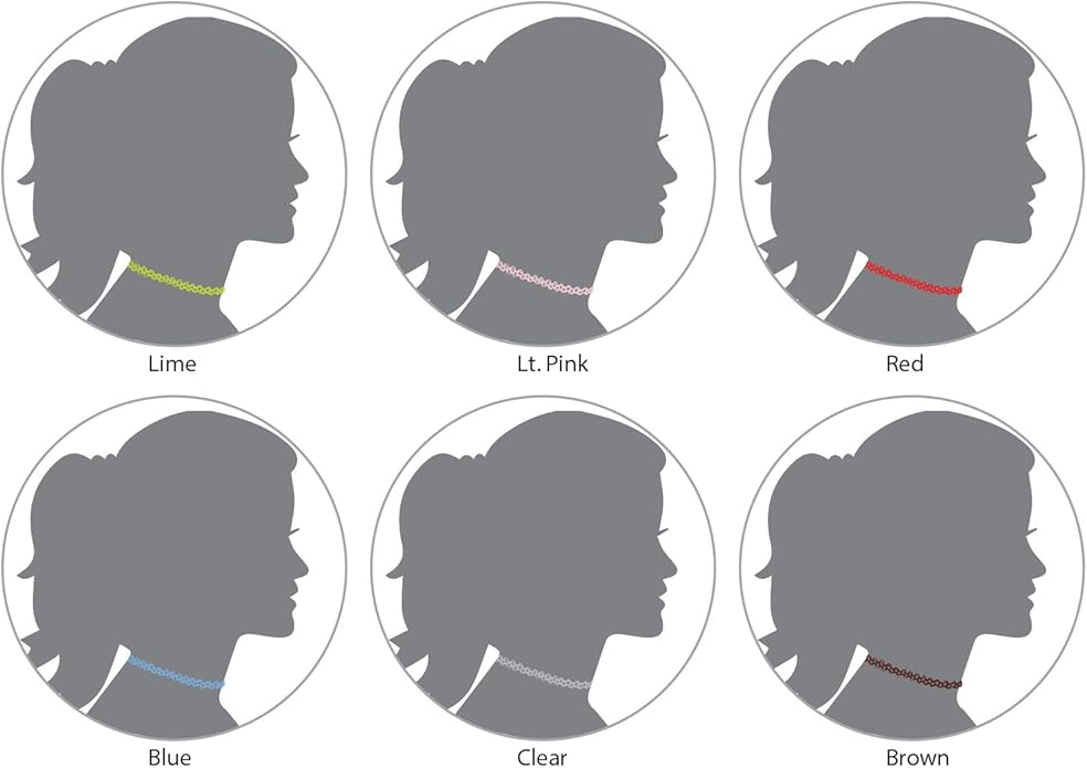 BodyJ4You 12PC Tattoo Choker Necklace - 90s Accessories 2000s Jewelry Y2K Fashion Vintage Trendy - Rainbow Goth Black Pink Green Blue White - Adjustable Stretchy Elastic Necklace Summer Vacation Set