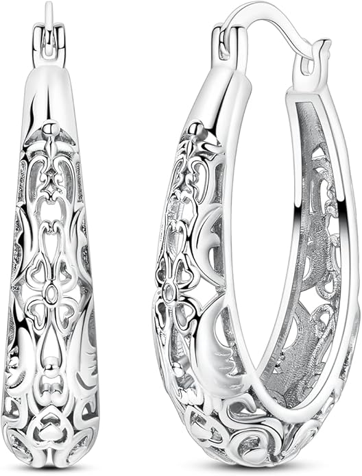 NARMO 925 Sterling Silver Hoop Earrings for Women Hypoallergenic Lightweight Simple Huggie Hoop Earrings Twisted Hoop Earrings Colorful Cubic Zirconia Hoop Earrings Rainbow Hoop Earrings