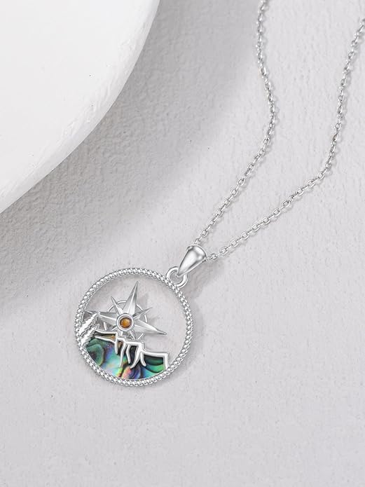Seiyang 925 Sterling Silver Mustard Seed/Cross/Star of David/Triquetra Trinity Knot/Celtic/Claddagh Necklace Christian/Irish Jewelry Gifts for Women Mom Her