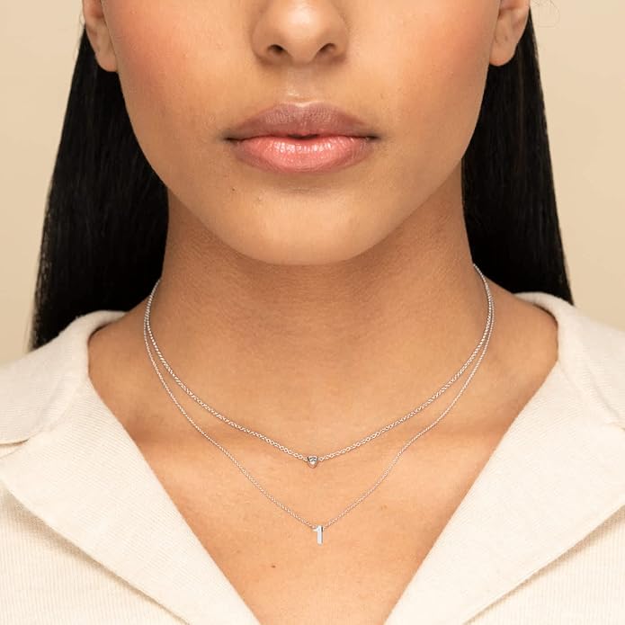 Number Necklace for Women Dainty 18K Gold Plated Pendant Necklace Charm Birth Month Personalized Jewelry Birthday Gift