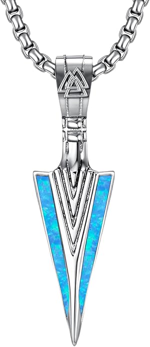 KoyeKei Viking Necklace for Men 925 Sterling Silver Viking Norse Pagan Jewelry Gifts for Women
