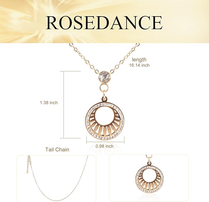 ROSEDANCE Heart Necklace for Women, 14K Gold Plated Dainty Heart Necklace, Tiny Love Symbol Pendant Choker, Minimalist Dainty Jewelry Gift, Valentines Day Anniversary Birthday