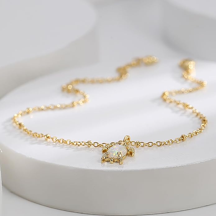 Lit Wall Gold Anklets for Women 18K Gold Plated Adjustable Summer Simple Foot Jewelry Ankle Bracelet for Women