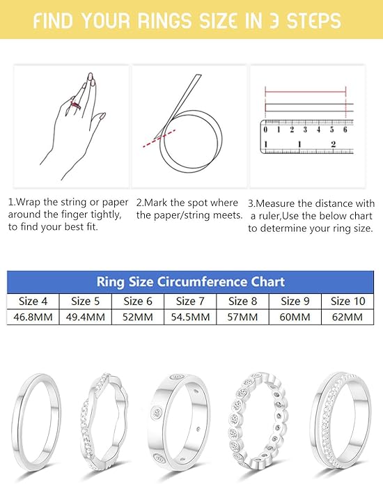 RLMOON Stackable Gold Rings for Women Non Tarnish Dainty 14K Gold/Silver Plated Stacking Thumb Rings Cubic Zirconia Eternity Wedding Band Rings Gold Jewelry Size 6-10