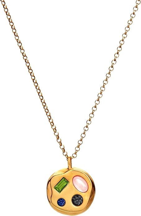 Birthdate 14k Gold Necklace for Women - 16-20in Adjustable 14 Karat Gold Chain with Lobster Clasp - Cadenas de Oro 14k Puro Para Mujer, Ladies Jewelry Birthstone