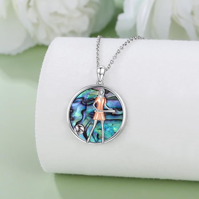 Soccer/Basketball/Gymnastics/Swimming/Ballet/Running/Golf/hockey Necklace 925 Sterling Silver Sport Jewelry Birthday Christmas Gifts for Women