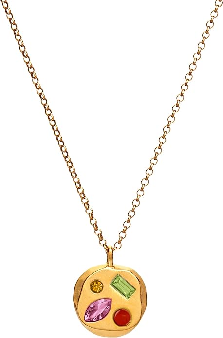 Birthdate 14k Gold Necklace for Women - 16-20in Adjustable 14 Karat Gold Chain with Lobster Clasp - Cadenas de Oro 14k Puro Para Mujer, Ladies Jewelry Birthstone