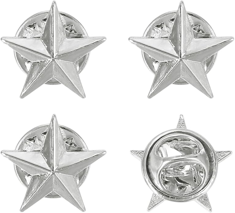 uxcell Star Lapel Pins, Award Pins Star Badge for Men Women Backpacks Hats Jackets Costume Accessories Celebration