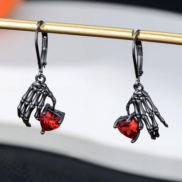 JUSTKIDSTOY Witches Knot Earrings for Women 925 Sterling Silver Nudo De Bruja Dangle Leverback Earrings Celtic Jewelry Halloween Birthday Gift