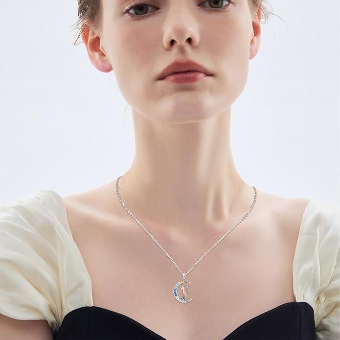 Soccer/Basketball/Gymnastics/Swimming/Ballet/Running/Golf/hockey Necklace 925 Sterling Silver Sport Jewelry Birthday Christmas Gifts for Women