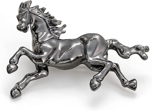 2026 New Year Of Horse Pin Brooch, Good Luck Chinese Zodiacs Horse Pins For Fashion Accessories Animal Lucky Charm Statue Feng Shui Gifts Jewelry For Women Men