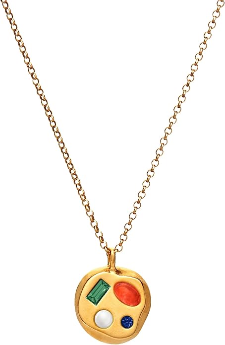 Birthdate 14k Gold Necklace for Women - 16-20in Adjustable 14 Karat Gold Chain with Lobster Clasp - Cadenas de Oro 14k Puro Para Mujer, Ladies Jewelry Birthstone