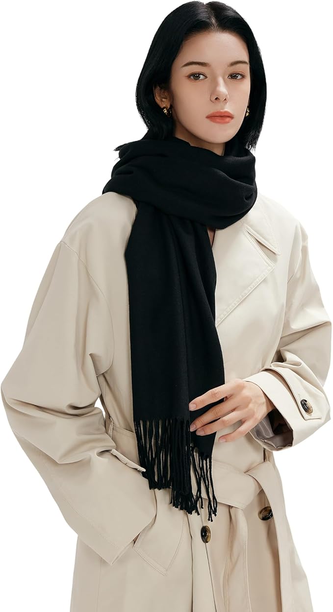 maamgic Women's Winter Scarf Soft Warm Scarf for Women Cozy Shawl Wraps for Women Lightweight Pashmina Style Wrap