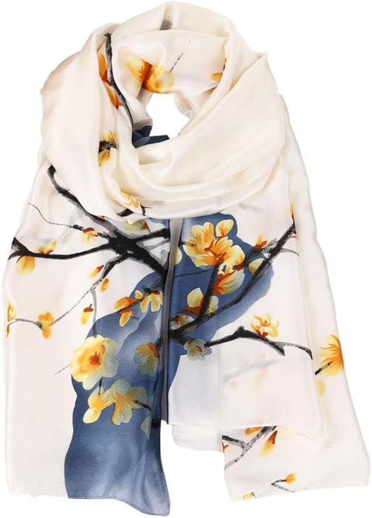 Hioyiwse Shawl Scarf For Women Lightweight Scarves Floral Pattern Formal Evening Dressesformal Shawl Summer Wraps