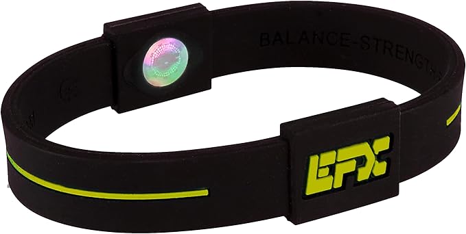EFX Performance Surgical-Grade Silicone Balance Bracelet with Programmed Holograms for Balance, Strength, Flexibility, Energy | Waterproof & Sweatproof Bracelet for Men and Women | Great for Seniors