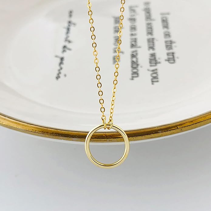Zeffy Cute Heart Necklace 18k Gold/Silver Plated Tiny Heart Pendant Choker Necklaces Gold Love Heart Chain Necklace for Women Dainty Gold Jewelry Valentines Day Gifts for Women Girls Teen Girls