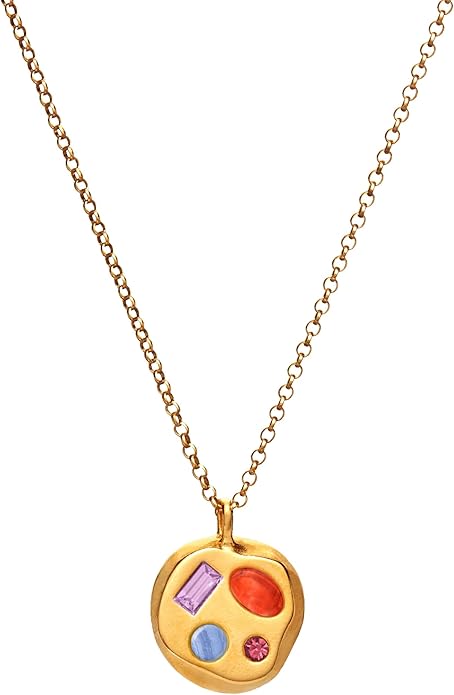 Birthdate 14k Gold Necklace for Women - 16-20in Adjustable 14 Karat Gold Chain with Lobster Clasp - Cadenas de Oro 14k Puro Para Mujer, Ladies Jewelry Birthstone