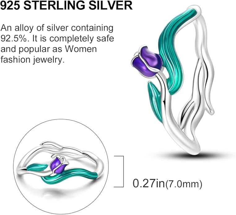 NARMO 925 Sterling Silver Rings for Women Evil Eyes Rings Entwined Line Cubic Zirconia Rings Simple Stackable Finger Rings Engagement Ring Personality Rings Size 6-9