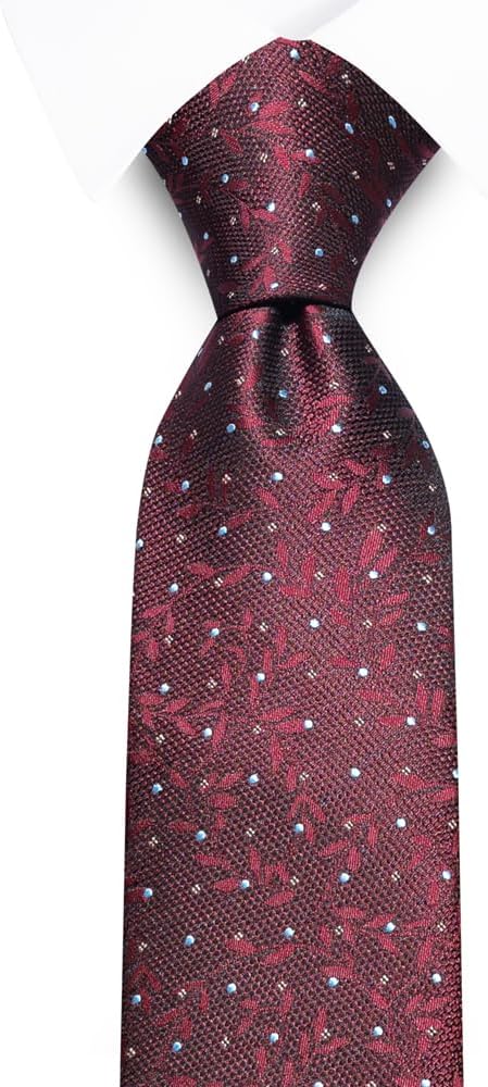 joy alice Ties Set Men Mixed Color Necktie Handkerchief Cufflinks Brooch 3.15 Formal