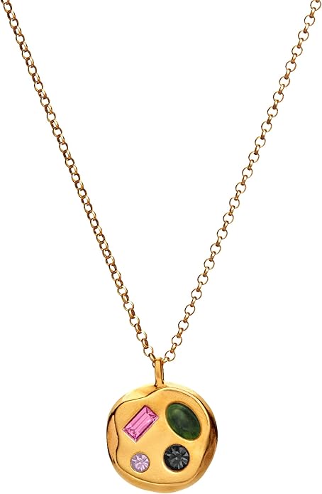 Birthdate 14k Gold Necklace for Women - 16-20in Adjustable 14 Karat Gold Chain with Lobster Clasp - Cadenas de Oro 14k Puro Para Mujer, Ladies Jewelry Birthstone