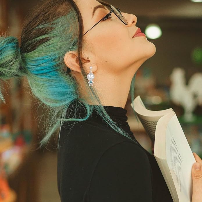 Madison Tyler 80s 90s Earrings for Women | Fun UFO Alien Earrings Space Earrings for Women