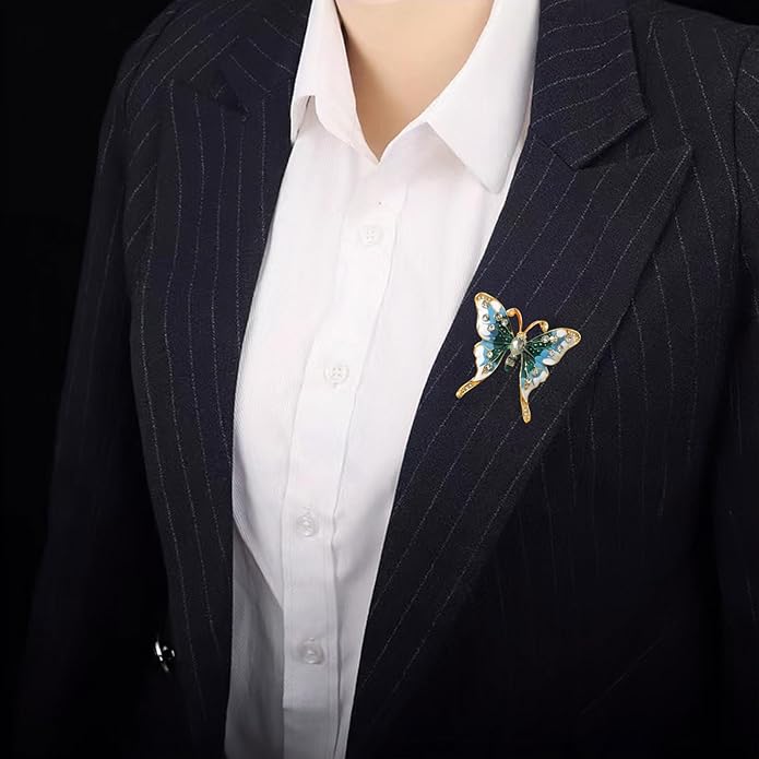 la luen Brooch Pins For Women Fashion Elegant Brooches Lapel Badges Coat Sweater Scarves Shawl Dress Accessory Wedding Party Prom Jewelry