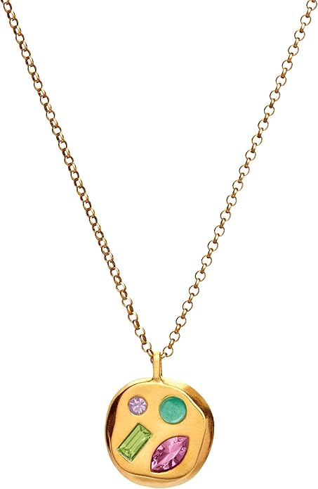 Birthdate 14k Gold Necklace for Women - 16-20in Adjustable 14 Karat Gold Chain with Lobster Clasp - Cadenas de Oro 14k Puro Para Mujer, Ladies Jewelry Birthstone