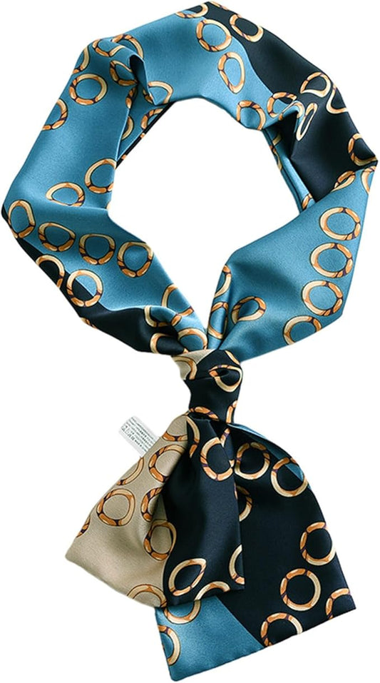Dailyacc Hair Scarf for Women Fashion Silky Satin Headscarf Wrap Breathable Lightweight Neck Scarves For Handbag