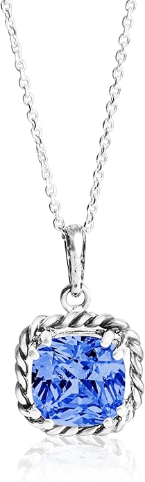 JEAN RACHEL JEWELRY 925 Sterling Silver Necklace for Women - Rope with Cubic Zirconia Vintage Design - Hypoallergenic, Lead & Nickel Free Jewelry - Artisan Handcrafted Statement Necklace