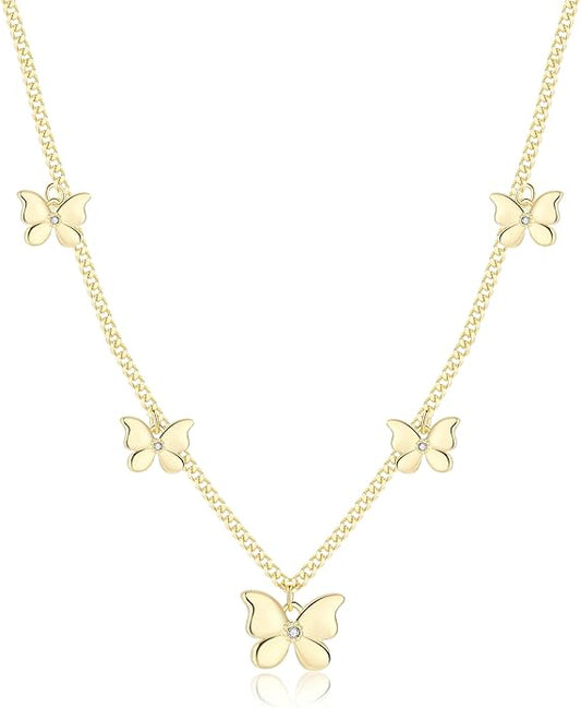 Mytys Coin Pendant Necklace for Women 18K Gold and Silver Intertwined Crossover Pendant Two Tone Necklaces Christmas Jewelry Gift