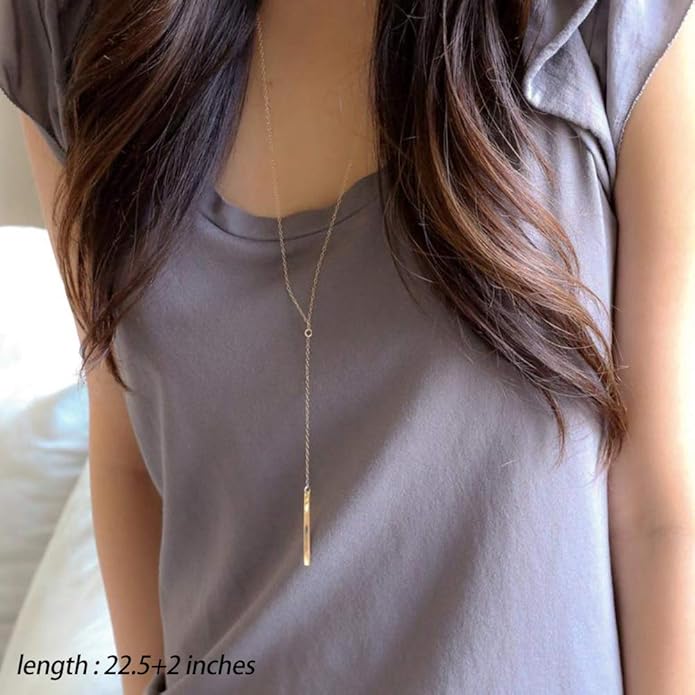 Turandoss Gold Layered Necklaces for Women - 14K Gold Plated Handmade Multilayer Bar Pearls Coin Disc Moon Butterfly Medallion Adjustable Dainty Layered Choker Necklaces for Women Jewelry