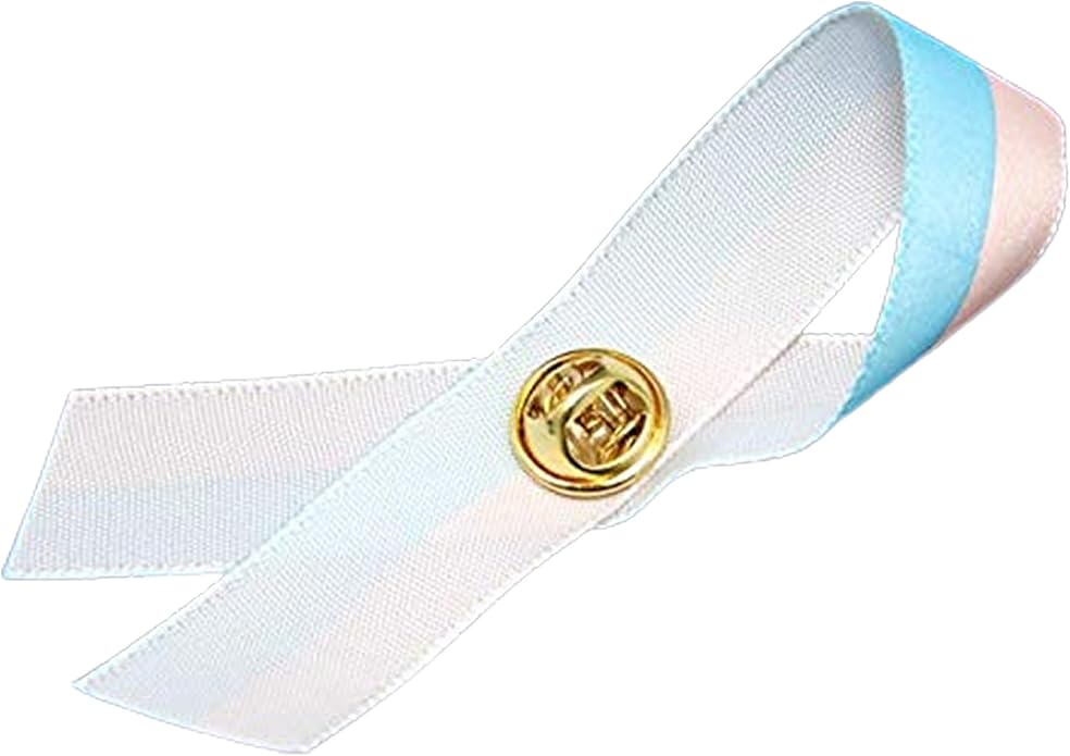 1/2/5/10/25/50/100pcs Satin Awareness Ribbon Pins (Pick your color), for Cancer & Disease Awareness, Bulk Quantities for Fundraising, Events, Gift Giving