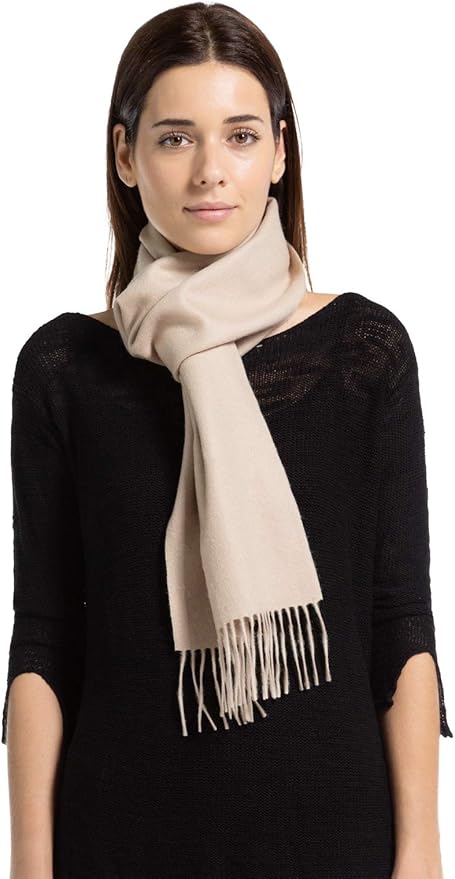 Fishers Finery Women's 100% Pure Cashmere Winter Scarf
