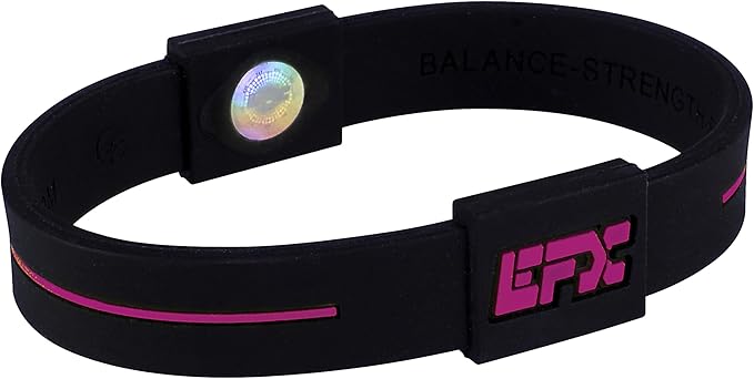 EFX Performance Surgical-Grade Silicone Balance Bracelet with Programmed Holograms for Balance, Strength, Flexibility, Energy | Waterproof & Sweatproof Bracelet for Men and Women | Great for Seniors