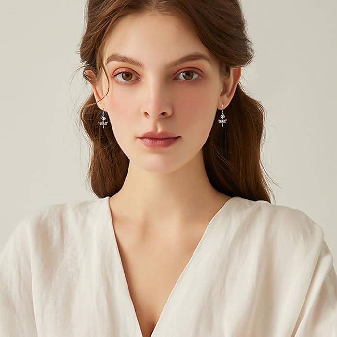 925 Sterling Silver Animals and Plants Dangle Drop Earrings for Women Hypoallergenic Gift for Women Mom Wife Her, Mother’s Day, Birthday, Anniversary