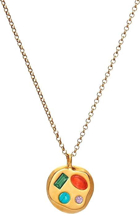 Birthdate 14k Gold Necklace for Women - 16-20in Adjustable 14 Karat Gold Chain with Lobster Clasp - Cadenas de Oro 14k Puro Para Mujer, Ladies Jewelry Birthstone