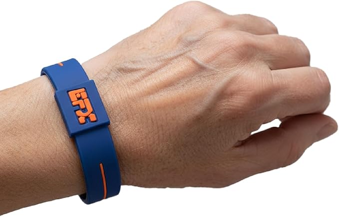 EFX Performance Surgical-Grade Silicone Balance Bracelet with Programmed Holograms for Balance, Strength, Flexibility, Energy | Waterproof & Sweatproof Bracelet for Men and Women | Great for Seniors