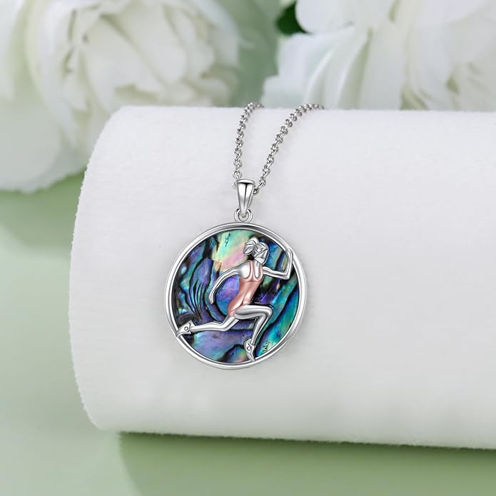 Soccer/Basketball/Gymnastics/Swimming/Ballet/Running/Golf/hockey Necklace 925 Sterling Silver Sport Jewelry Birthday Christmas Gifts for Women
