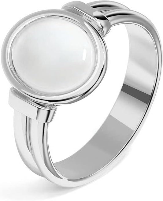 YeGieonr Gold Rings for Women Trendy Non Tarnish Chunky Gold Plated Ring, Waterproof Stainless Steel Gold Jewelry Gift