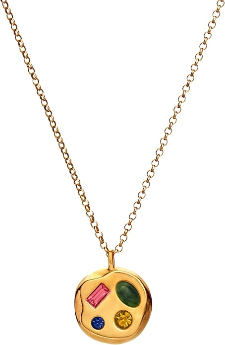 Birthdate 14k Gold Necklace for Women - 16-20in Adjustable 14 Karat Gold Chain with Lobster Clasp - Cadenas de Oro 14k Puro Para Mujer, Ladies Jewelry Birthstone