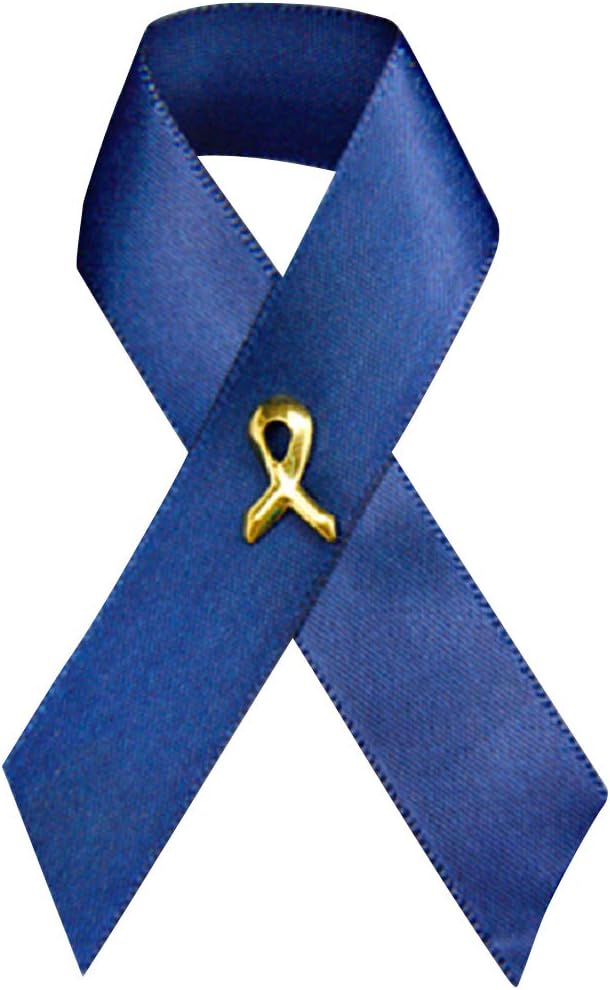 1/2/5/10/25/50/100pcs Satin Awareness Ribbon Pins (Pick your color), for Cancer & Disease Awareness, Bulk Quantities for Fundraising, Events, Gift Giving