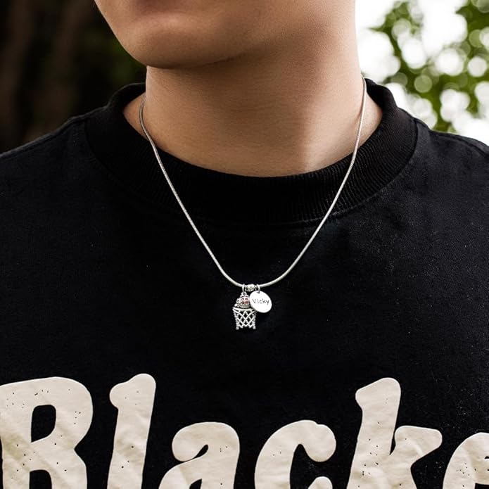 callie Personalized Volleyball|Basketball|Hockey|Baseball|Soccer|Pickleball Necklace - Custom Name & Number, Jewelry Gifts for Sports Lover