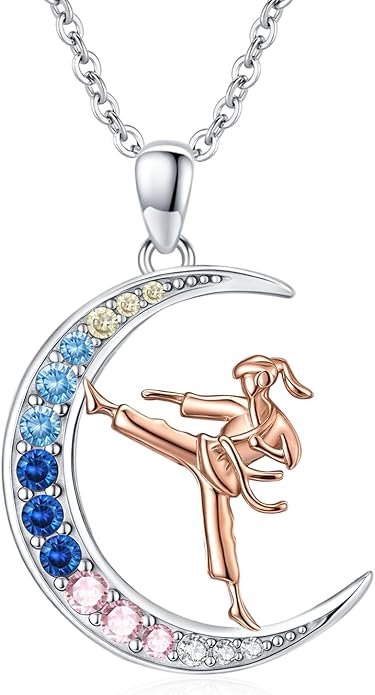 Soccer/Basketball/Gymnastics/Swimming/Ballet/Running/Golf/hockey Necklace 925 Sterling Silver Sport Jewelry Birthday Christmas Gifts for Women