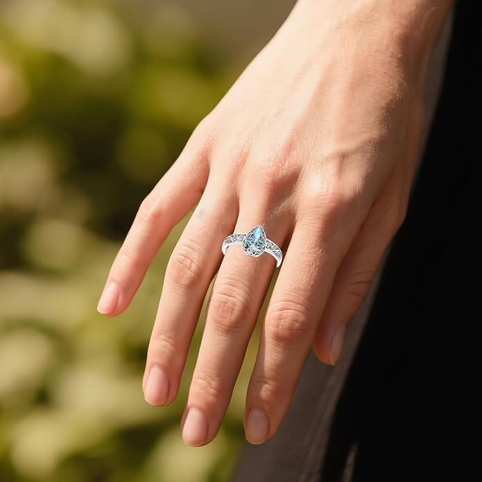 ONEFINITY Dragonfly Filigree Ring Sterling Silver Rings Gifts for Women Jewelry