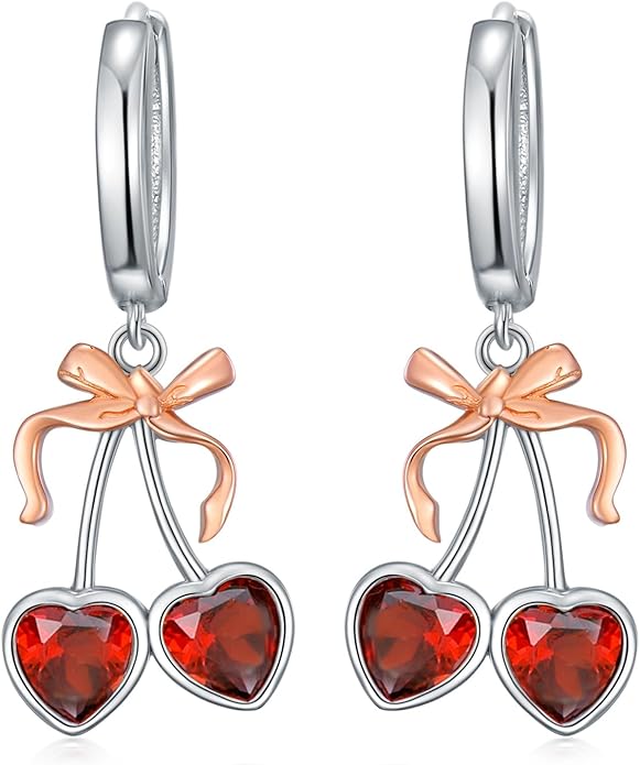 MONGAS Dragonfly/Sunflower/Hummingbird/Sand Dollar/Crab/Champagne/Arrow/Cherry/Ankh/Sloth Earrings for Women Sterling Silver Dragonfly/Sunflower/Hummingbird/Sand Dollar Jewelry for Women