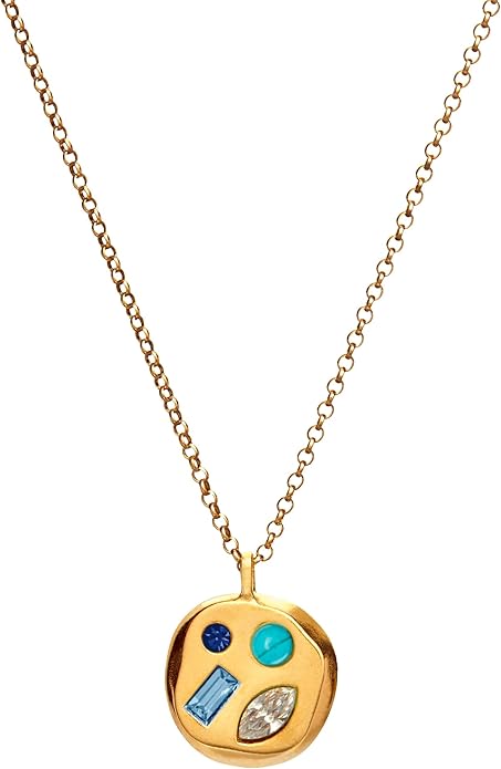 Birthdate 14k Gold Necklace for Women - 16-20in Adjustable 14 Karat Gold Chain with Lobster Clasp - Cadenas de Oro 14k Puro Para Mujer, Ladies Jewelry Birthstone