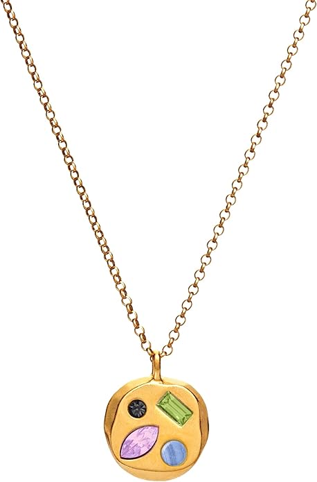 Birthdate 14k Gold Necklace for Women - 16-20in Adjustable 14 Karat Gold Chain with Lobster Clasp - Cadenas de Oro 14k Puro Para Mujer, Ladies Jewelry Birthstone