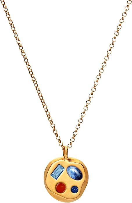Birthdate 14k Gold Necklace for Women - 16-20in Adjustable 14 Karat Gold Chain with Lobster Clasp - Cadenas de Oro 14k Puro Para Mujer, Ladies Jewelry Birthstone