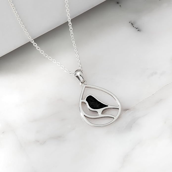 Boma Jewelry Sterling Silver Bird Necklace, 16 inches
