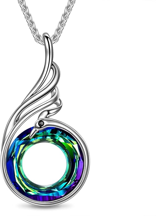 Kate Lynn “Rise From the Ashes” Phoenix Necklaces for Men Women, 18~27 Inch Adjustable Necklace, Ideal Birthday Gift Christmas Gift for Men Women, Symbol of Luck and Renewal